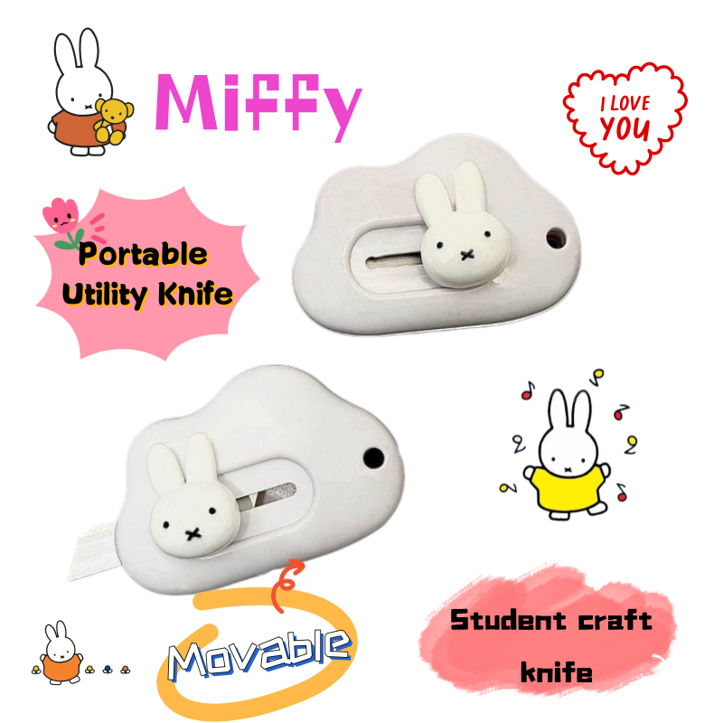 Printer Paper - Nóż artystyczny z króliczkiem Miffy, kreatywny,