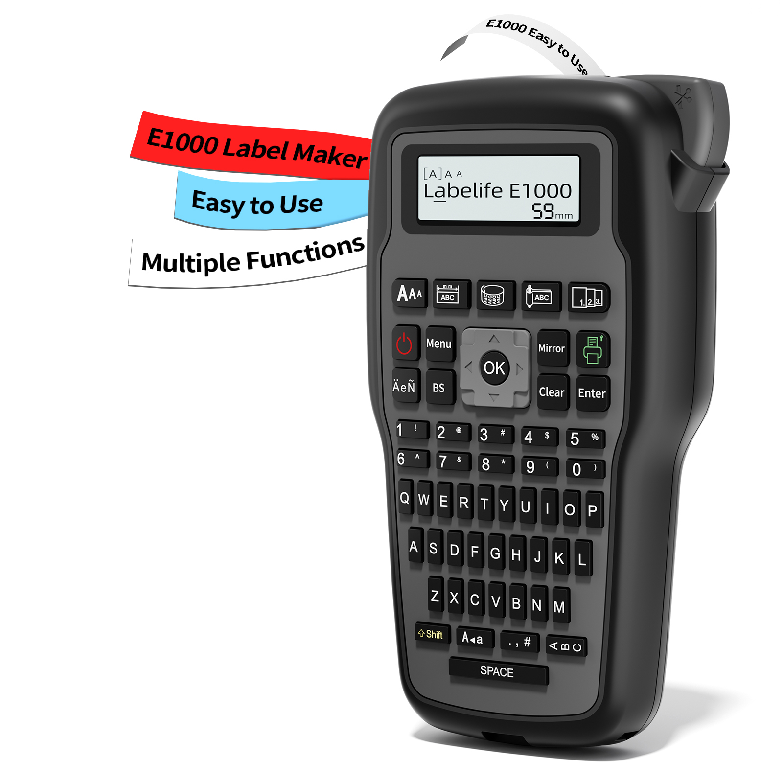 Label Maker - E1000 Pro – przenośna maszyna do