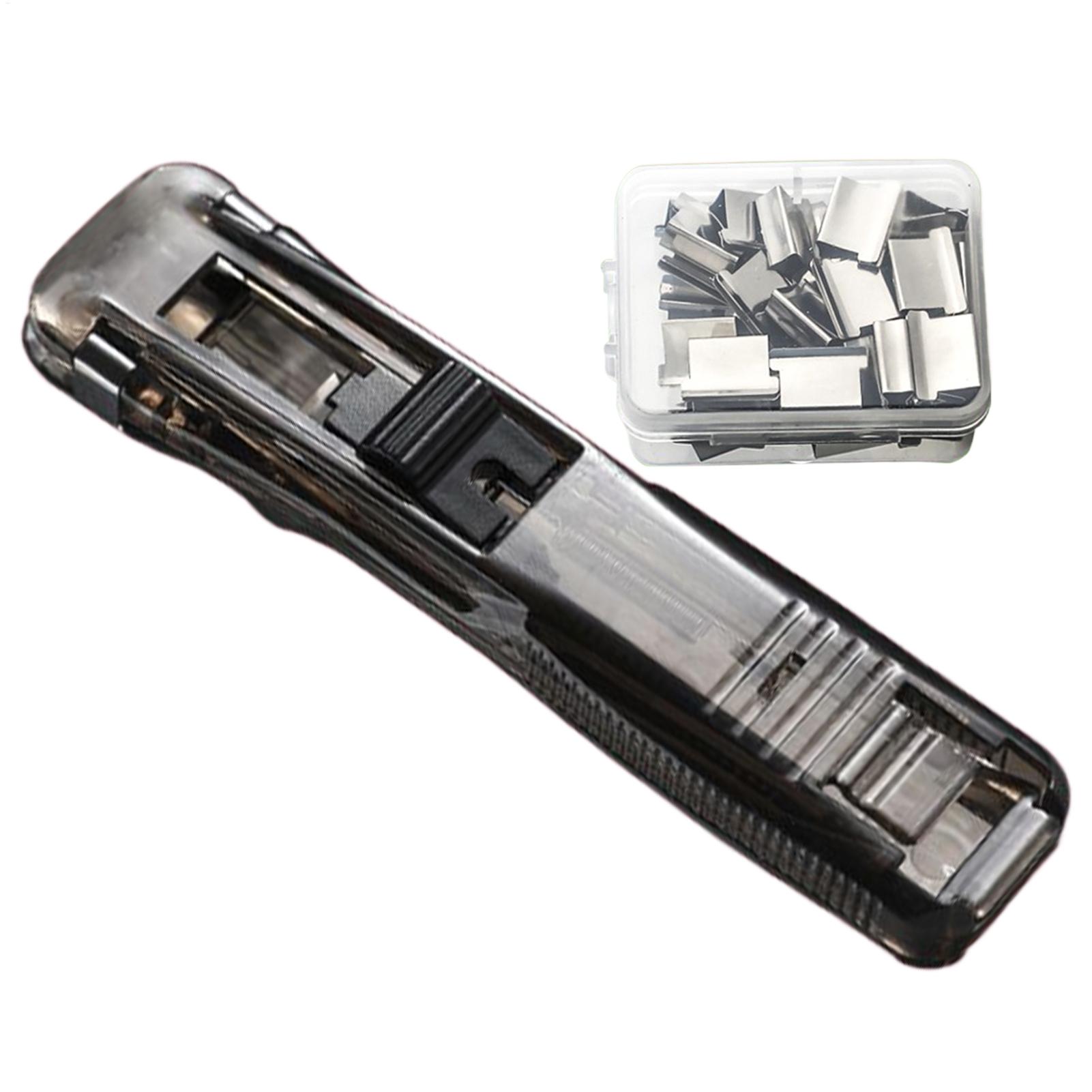 Stapler Heavy Duty - Zszywacz do dokumentów z klipsem, wielokrotnego