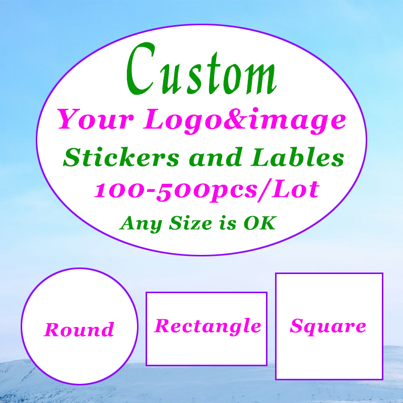 Label Maker - 500-100 szt. Naklejki na zamówienie, personalizowane