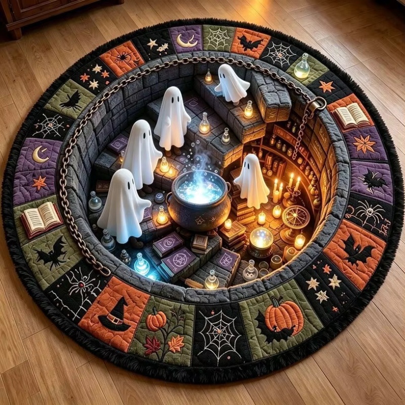 Commercial Book Printing Machines - Dywan 3D z motywem Halloween, w