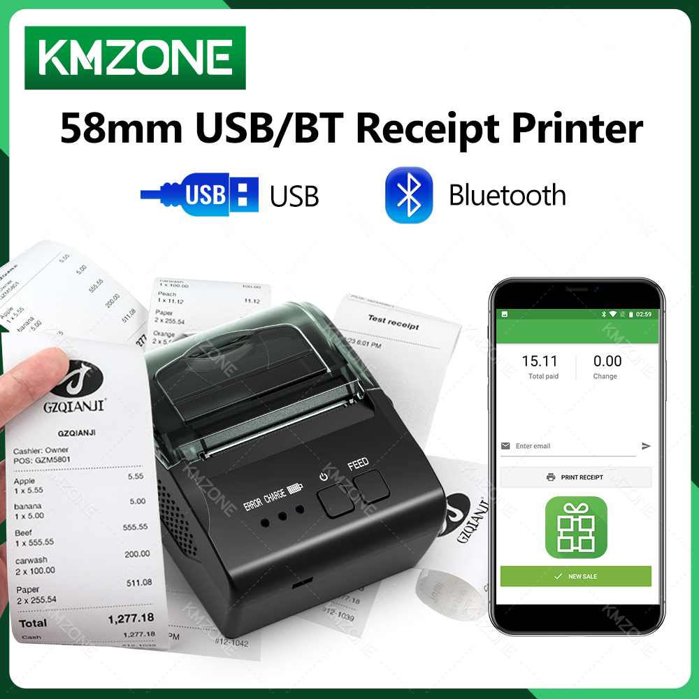Commercial Book Printing Machines - Obwód POS Mobilna mini drukarka Bezprzewodowa