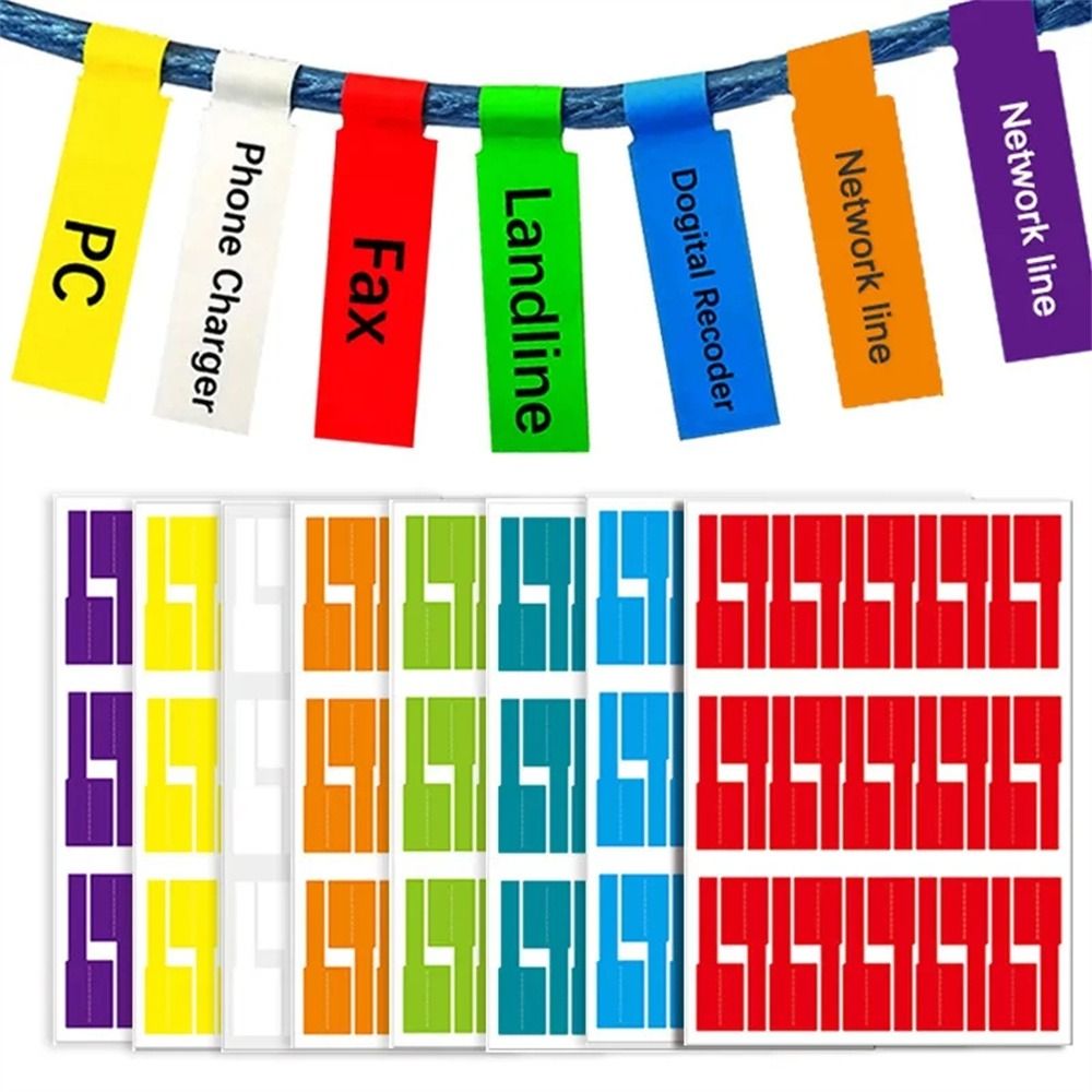 Label Maker - Wodoodporne Etykiety na Kable Zapisz Ręcznie