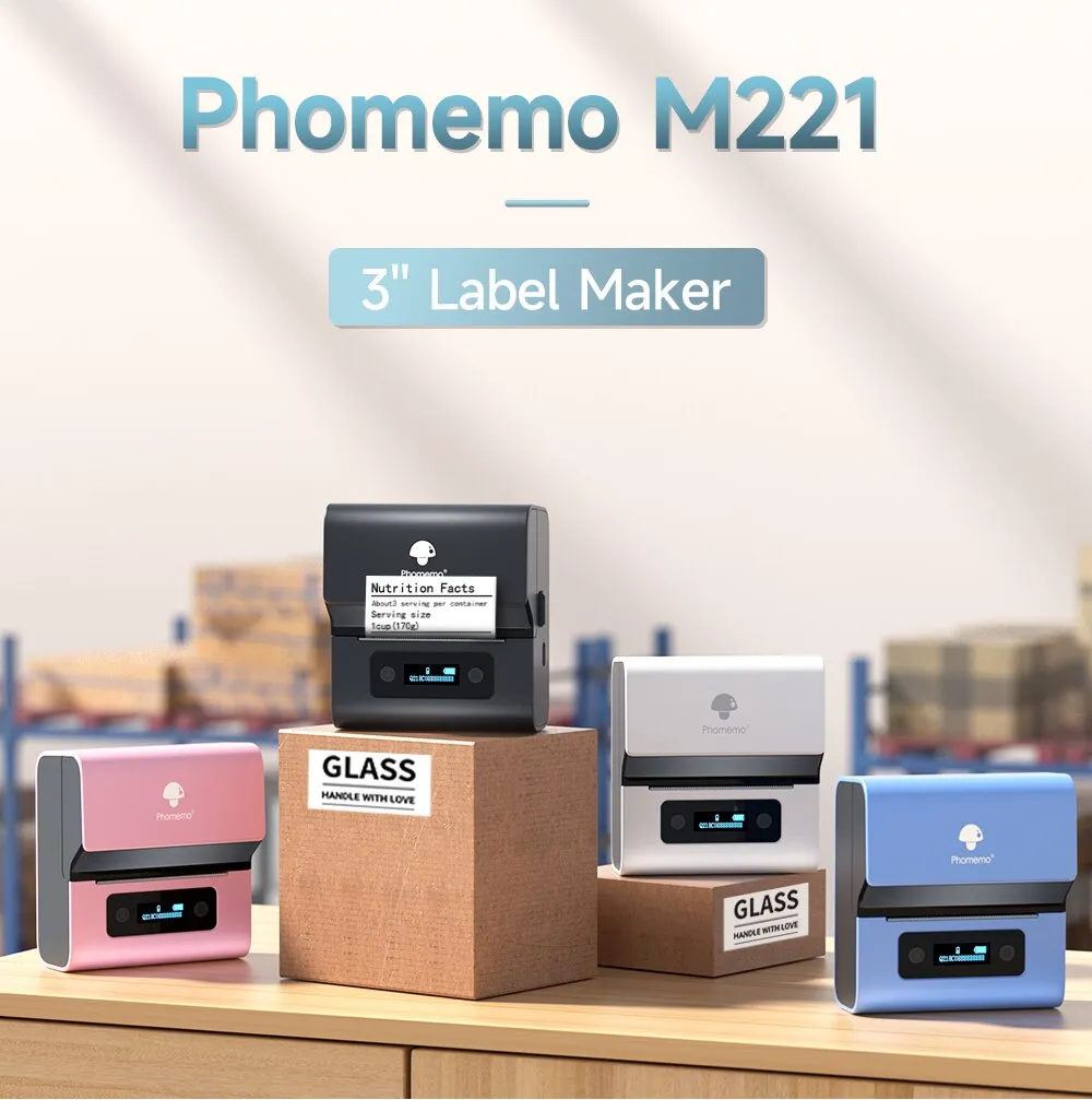 Prawdziwa drukarka Phomemo M22 – Barcode Printer recenzja i cena