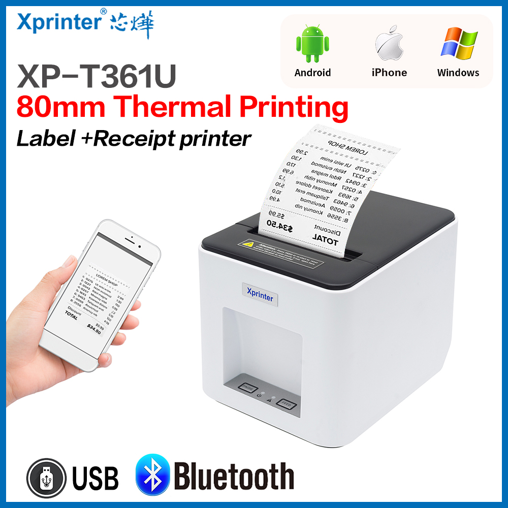 Xprinter 361B naklejka z kodem – Commercial Book Printing Machines recenzja i cena