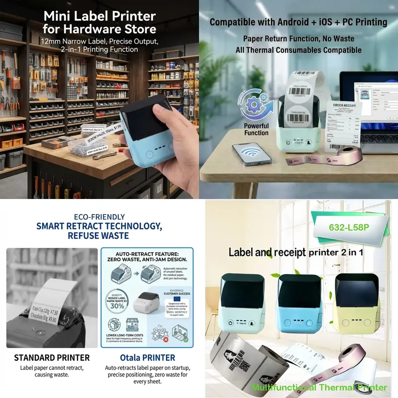 Mini 58mm Termiczna Przenośna  – Receipt Printer recenzja i cena